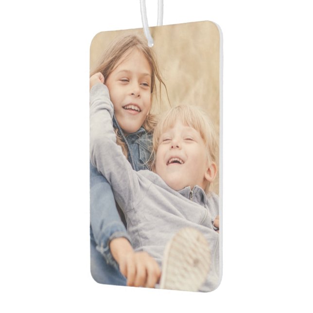 Custom gift, family Photo personalized Air Freshener (Left)