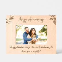 Custom Gift for Couples Personalized photo frame