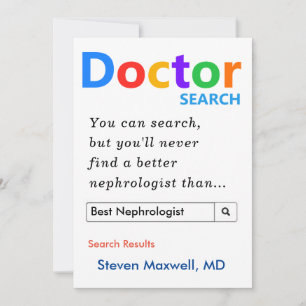 Custom Gift for Dermatologist Holiday Card