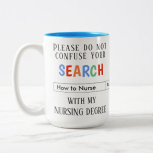 Custom Gift for Nurses Two-Tone Coffee Mug