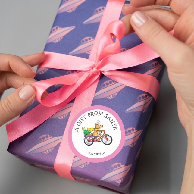 Custom Gift from Santa Sticker for Kids (Creator Uploaded)