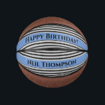 Custom gift!  Happy Birthday  basketball<br><div class="desc">Unique basketball with personalization!</div>