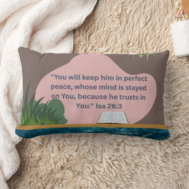 Custom Gift Lumbar Pillow (Blanket)