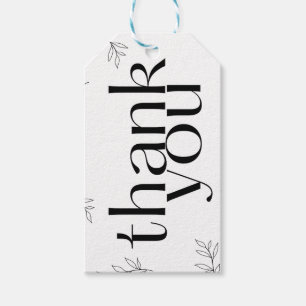 Custom Gift Tag, Thank You Message Tags