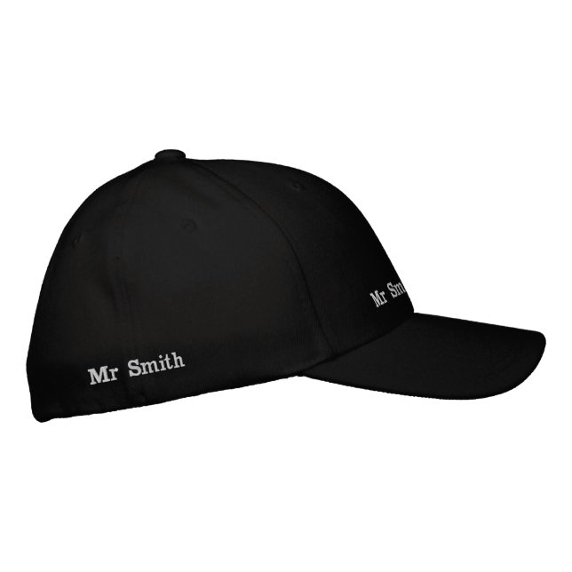 custom gifts, mr and mrs gift personalized couple, embroidered hat (Right)