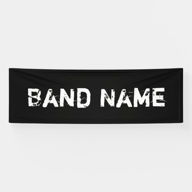 Custom Gig Banner for Bands (Horizontal)