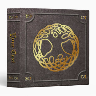 Custom Gilded World Tree Book of Shadows Binder