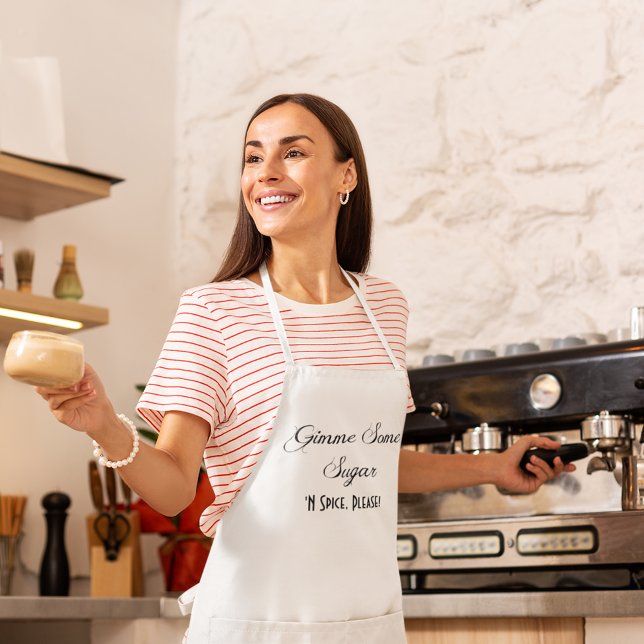 Custom•Gimme Some Sugar Long Apron (Creator Uploaded)