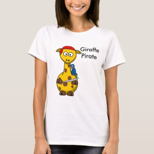 Custom Giraffe Pirate T-Shirt