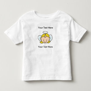 Custom Girl Blonde Angel T-shirt