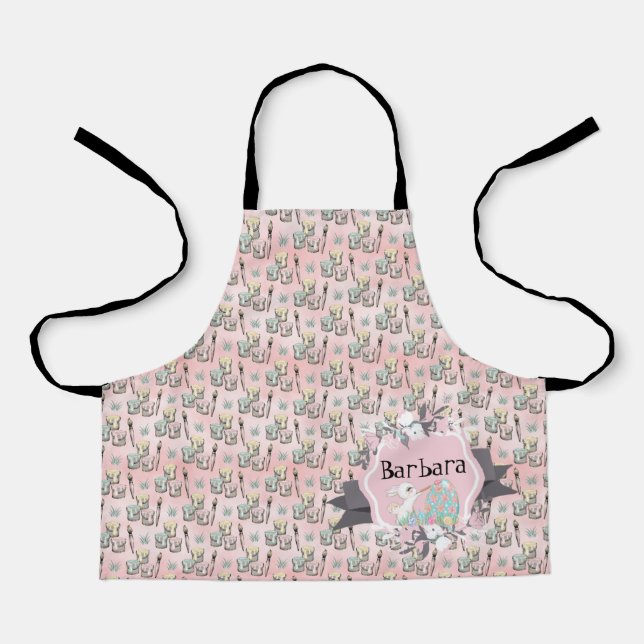 Custom Girls Easter  Apron (Front)
