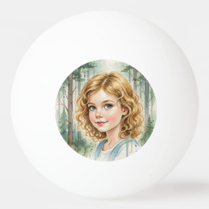 Custom girls Face Funny  Party Personalized  Ping Pong Ball