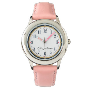 Custom Girls Name  Glitter Strap Kids Watch