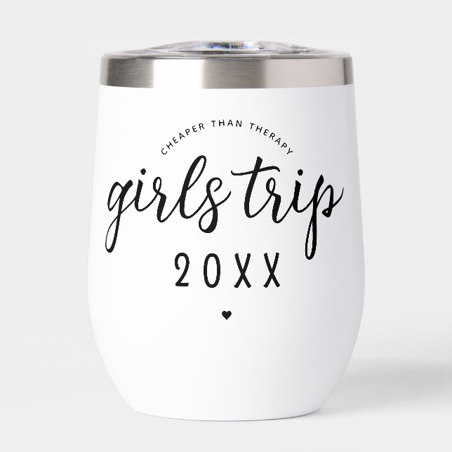 Custom Girls Trip Cheaper Than Therapy  Vacation (Front)