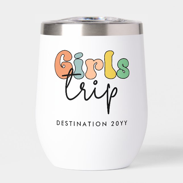 Custom Girls Trip | Cute Girls weekend vacation (Front)
