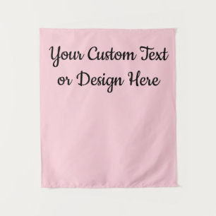 Custom Girly Blush Pink Personalized Bridal Shower Tapestry