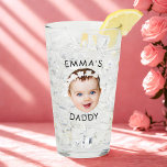 Custom Glass, Baby Glass, Dad Birthday Gift, Face Glass<br><div class="desc">Custom Glass, Baby Glass, Dad Birthday Gift, Face Glass, Best Gift For Daddy Mom Grandma Grandpa</div>