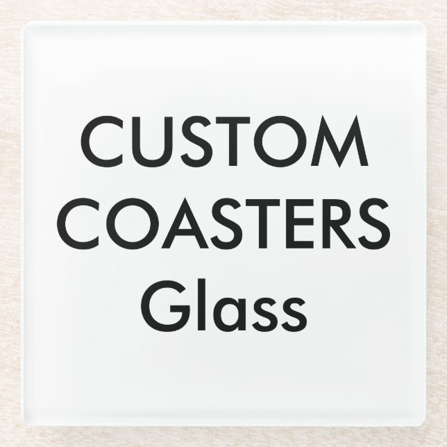 Custom Glass Coasters (Front)