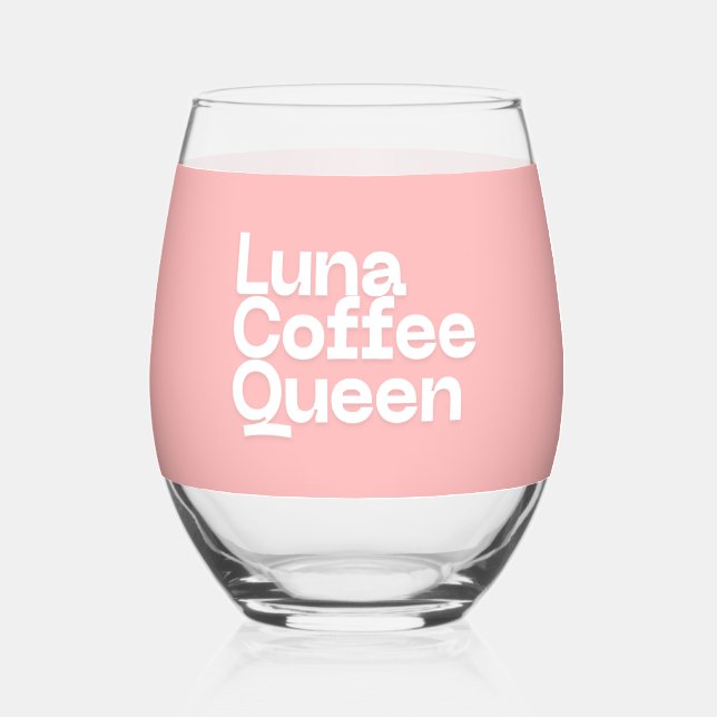 Custom Glass Cup | Personalized Clear Drinking Gla (Front)