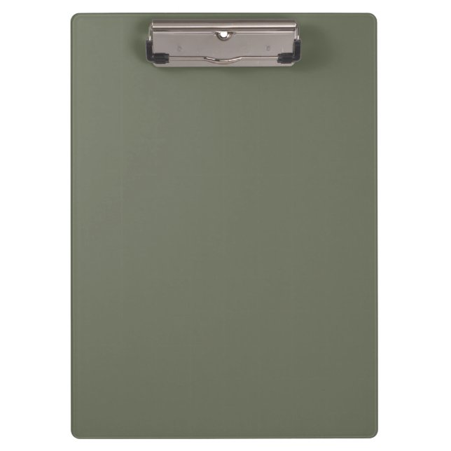 Custom Glitter Moss Clipboard – Sparkle Green (Front)