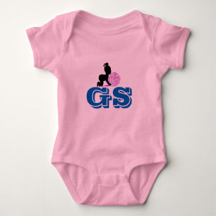 Custom Goal Shooter Netball Player Position Baby Bodysuit