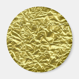 Custom gold foil effect magnet