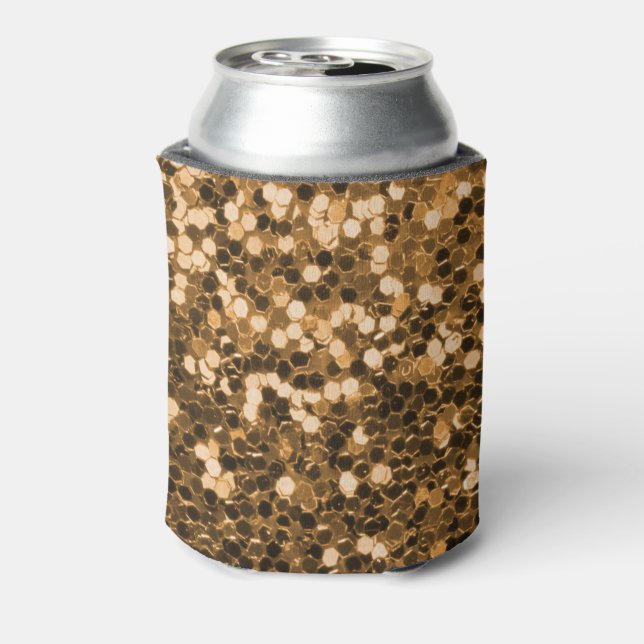 Custom Gold Glitter Can Cooler (Can Back)