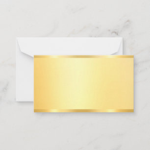 Custom Gold Look Blank Modern Elegant Template