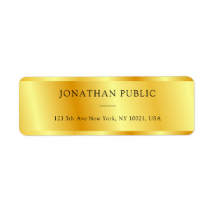 Custom Gold Look Modern Glamourous Template
