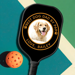 Custom Golden Retriever Dog Personalized Drawn Pickleball Paddle