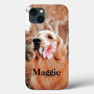 Custom Golden Retriever Photo – Dog Lover Gift iPhone 13 Case