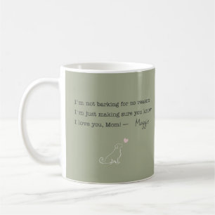 Custom Golden Retriever Photo Mug I Love You Mom
