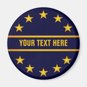 CUSTOM GOLDEN STARS magnet