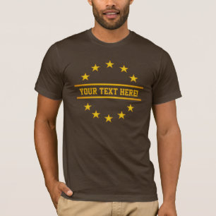 CUSTOM GOLDEN STARS shirt - choose style & colour