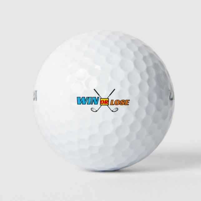 Custom Golf Balls Swing | unique Balls on Zazzle (Front)