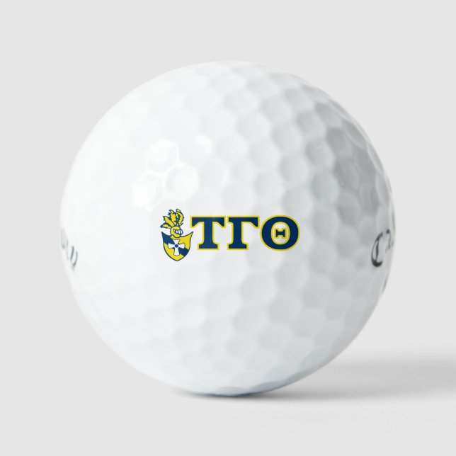 Custom Golf Balls w/ TG Crest & Letters (Front)