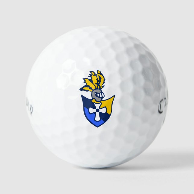 Custom Golf Balls w/ Tri-colour Crest (Front)