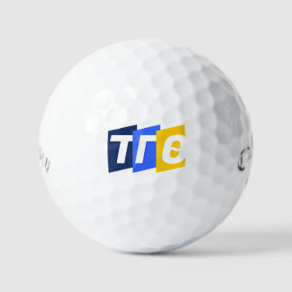 Custom Golf Balls w/ Tri-colour Letters