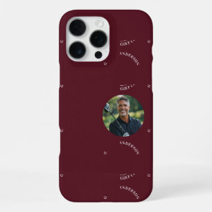 Custom Golf Club Headcover Personalized Monogram C iPhone 16 Pro Max Case