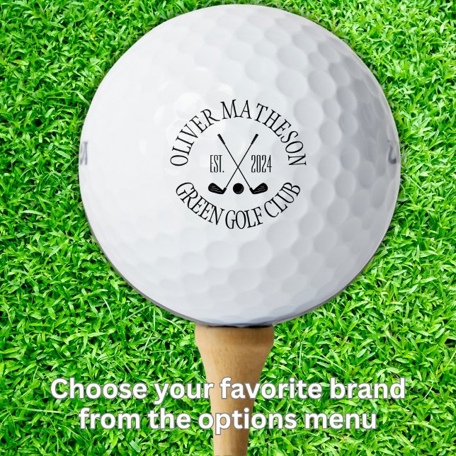 Custom Golf Club Logo Balls (Custom Golf Club Logo Golf Balls)
