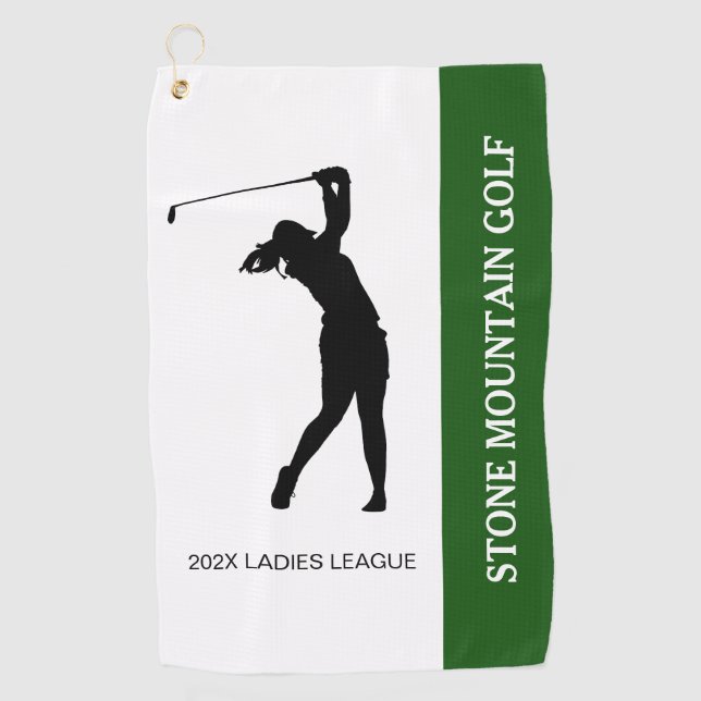 Custom Golf Course / League Golf Towel (Front)