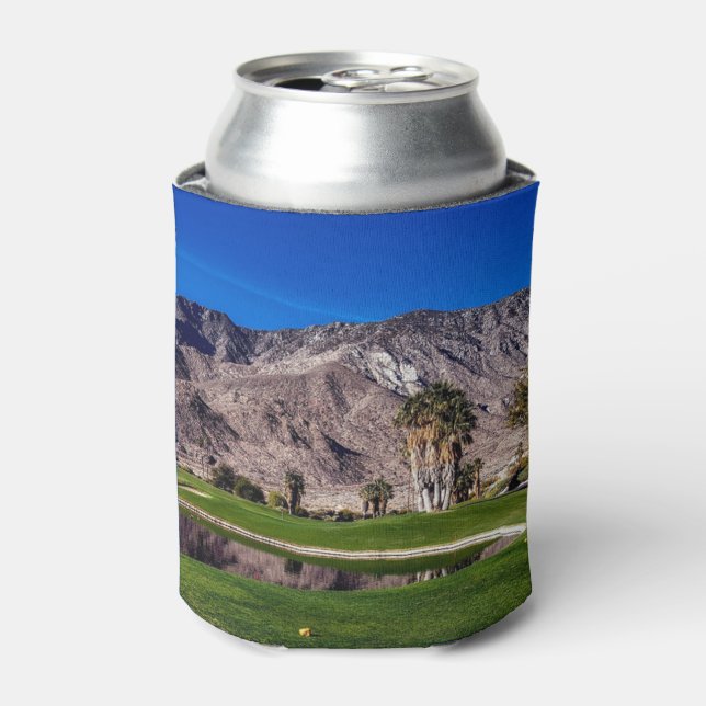 Custom Golf Course Near Me Photo Personalized Beer Can Cooler (Can Front)
