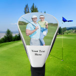 Custom Golf Driver Headcovers with Photo and Text<br><div class="desc">Create custom golf driver headcovers with your photo and text. Durable and stylish,  these headcovers add a personal touch to your golf gear while protecting your clubs.</div>