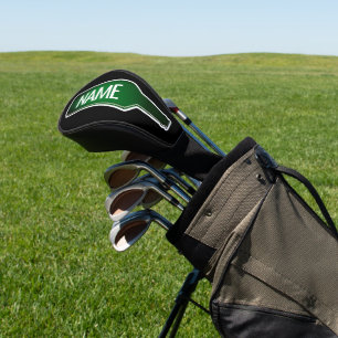 Custom golf head cover with beer bottle logo