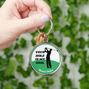 Custom Golf Keychain - Funny Personalized Gift