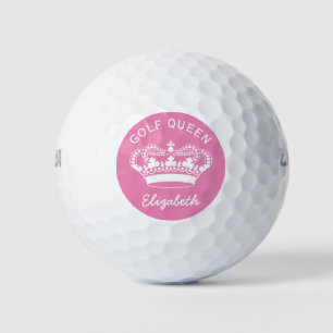 Custom Golf Queen Gold Crown Golf Balls