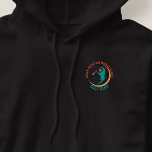 Custom Golf School Club League Name Number Hoodie