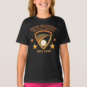 Custom Golf School Club League Name Number T-Shirt