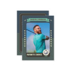 Custom Golf Trading Card, Personalized Golfer Card