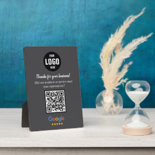 Custom Google Review QR Code Business Plaque